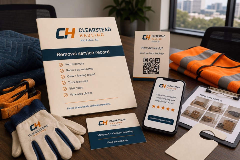 Clearstead Hauling retention system showing the customer journey and the team's next action